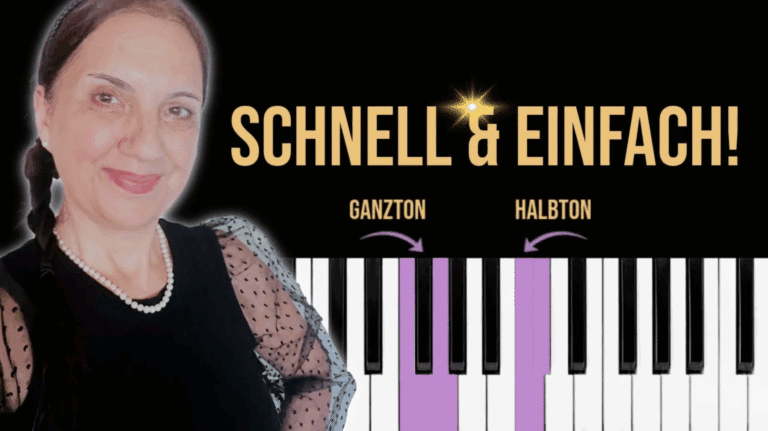 halbtöne ganztöne